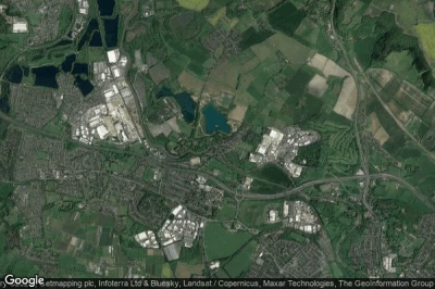 Vue aérienne de Aylesford