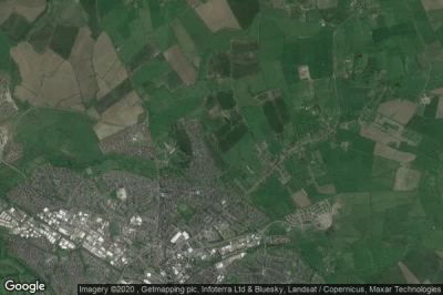 Vue aérienne de Aylesbury Vale