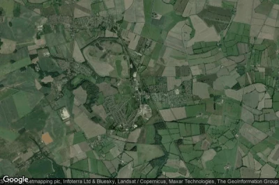 Vue aérienne de Askern