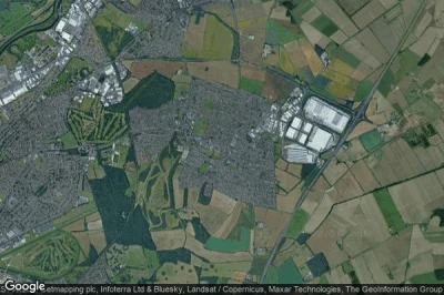 Vue aérienne de Armthorpe