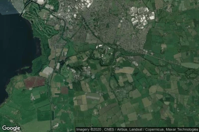 Vue aérienne de Antrim