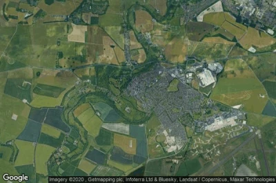 Vue aérienne de Amesbury
