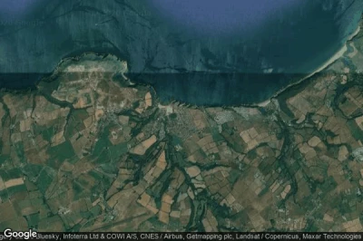 Vue aérienne de Aberporth
