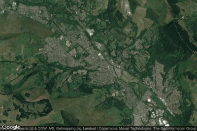 Vue aérienne de Aberdare