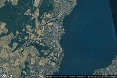 Vue aérienne de Versoix