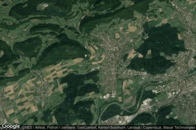 Vue aérienne de Untererlinsbach
