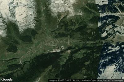 Vue aérienne de Sedrun