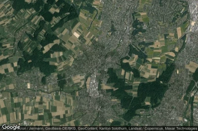 Vue aérienne de Oberwil