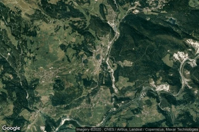 Vue aérienne de Laax