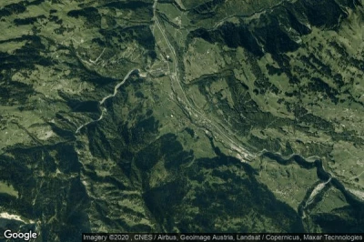 Vue aérienne de Jenaz