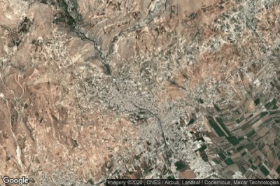 Vue aérienne de Zahle