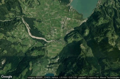 Vue aérienne de Giswil