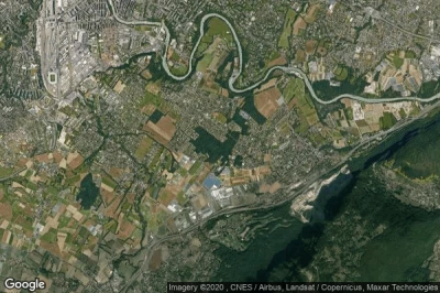 Vue aérienne de Canton de Genève
