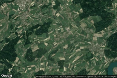 Vue aérienne de Cressier