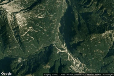 Vue aérienne de Cevio