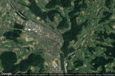 Vue aérienne de Burgdorf