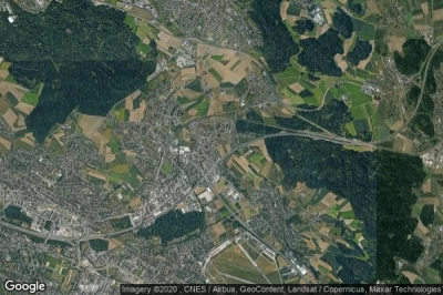Vue aérienne de Bruttisellen
