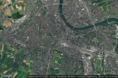 Vue aérienne de Kanton Basel-Stadt