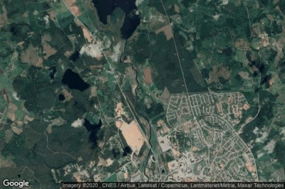 Vue aérienne de Vimmerby Kommun