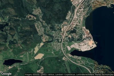 Vue aérienne de Timrå Kommun