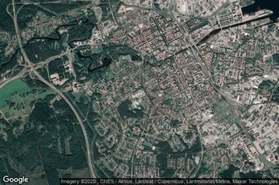 Vue aérienne de Sörby