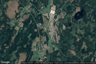 Vue aérienne de Limmared