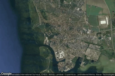 Vue aérienne de Landskrona