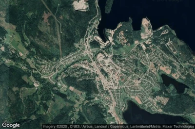 Vue aérienne de Kramfors