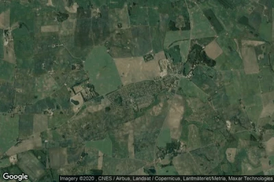 Vue aérienne de Klagerup
