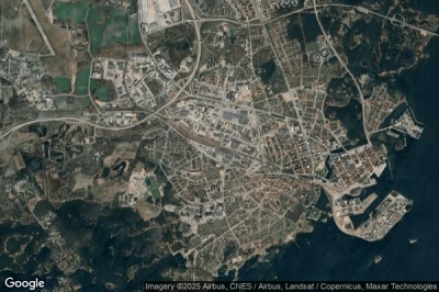 Vue aérienne de Kalmar Kommun