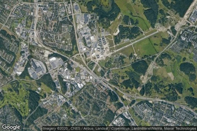 Vue aérienne de Järfälla Kommun
