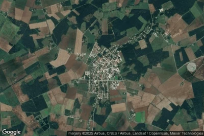 Vue aérienne de Hemse