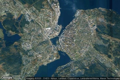 Vue aérienne de Harnosand