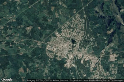 Vue aérienne de Emmaboda