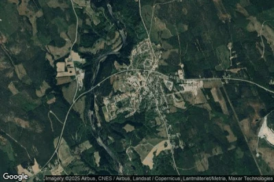 Vue aérienne de Bjurholm