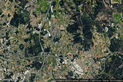 Vue aérienne de São Pedro Fins