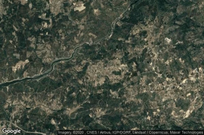 Vue aérienne de Póvoa de Midões