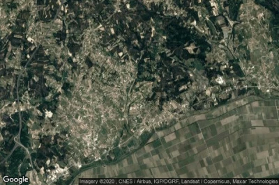 Vue aérienne de Meãs de Cima