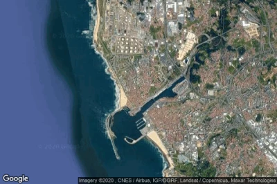 Vue aérienne de Leca da Palmeira