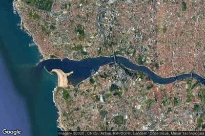 Vue aérienne de Afurada de Baixo