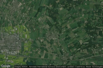 Vue aérienne de Zwartebroek