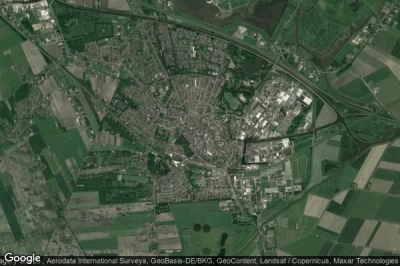 Vue aérienne de Winschoten
