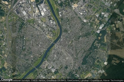 Vue aérienne de Venlo