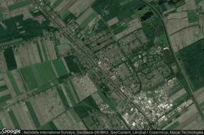 Vue aérienne de Stadskanaal