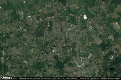 Vue aérienne de Sint-Oedenrode