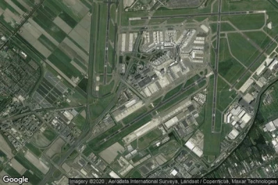 Vue aérienne de Schiphol