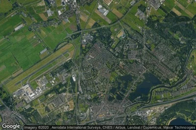 Vue aérienne de Schiebroek
