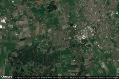 Vue aérienne de Rucphen