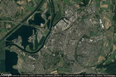 Vue aérienne de Roermond