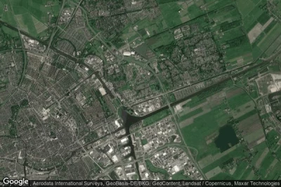 Vue aérienne de Oosterhoogebrug